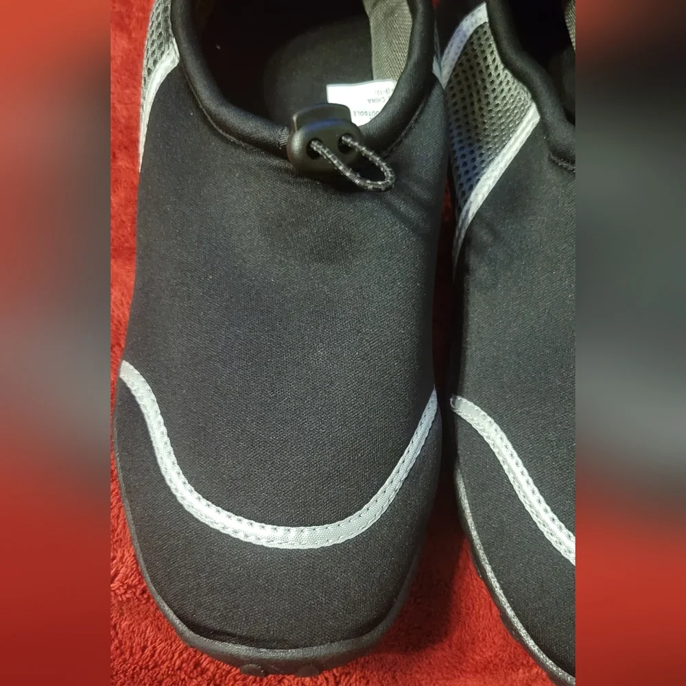 Sun& Sky Men's Black Water (Aqua) Shoes, New With Tags - Picture 5 of 5
